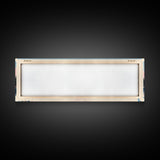 Lake Claire Alberta Framed Canvas Print, Panoramic Art, Midcentury Modern, Pop Art, Living Room Wall Art, Travel Poster, Lake House Decor