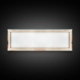 Lake Darling North Dakota Framed Canvas Print, Panoramic Wall Art, Midcentury Modern, Pop Art, Bedroom Decor, Travel Poster, Living Room Art