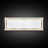 Lake Grosvenor Alaska Framed Canvas Print, Panoramic Wall Art, Midcentury Modern, Pop Art, Lake House Decor, Travel Poster, Bedroom Art