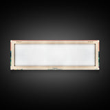 Lake Icaria Iowa Framed Canvas Print, Panoramic Wall Art, Midcentury Modern, Pop Art, Lake House Decor, Travel Poster, Bedroom Art