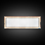 Lake Isabel North Dakota Framed Canvas Print, Panoramic Wall Art, Midcentury Modern, Pop Art, Living Room Decor, Travel Poster, Bedroom Art