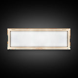 Lake Leelanau Michigan Framed Canvas Print, Panoramic Wall Art, Midcentury Modern, Pop Art, Living Room Decor, Travel Poster, Bedroom Art