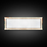 Lake Lillinonah Connecticut Framed Canvas Print, Panoramic Wall Art, Midcentury Modern, Pop Art, Living Room Decor, Travel Poster