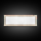 Lake Metigoshe North Dakota Framed Canvas Print, Panoramic Wall Art, Midcentury Modern, Pop Art, Living Room Decor, Travel Poster