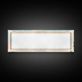 Lake Minatare Nebraska Framed Canvas Print, Panoramic Wall Art, Midcentury Modern, Pop Art, Living Room Decor, Travel Poster