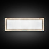 Lake Nokomis Minneapolis Framed Canvas Print, Panoramic Wall Art, Midcentury Modern, Pop Art, Bedroom Art, Travel Poster, Lake House Decor