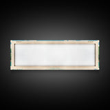 Lake Ouachita Arkansas Framed Canvas Print, Panoramic Wall Art, Midcentury Modern, Pop Art, Living Room Decor, Travel Poster, Lake House Art