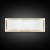 Lake Pend Oreille Idaho Framed Canvas Print, Panoramic Wall Art, Midcentury Modern, Pop Art, Living Room Decor, Travel Poster, Lake House Art