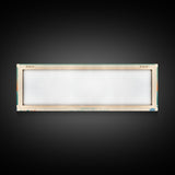 Lake Pontchartrain Louisiana Framed Canvas Print, Panoramic Wall Art, Midcentury Modern, Pop Art, Living Room Decor, Travel Poster, Lake House Art