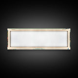 Lake Sabrina California Framed Canvas Print, Panoramic Wall Art, Midcentury Modern, Pop Art, Bedroom Art, Travel Poster, Lake House Decor