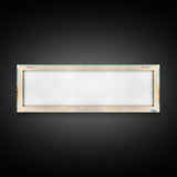 Lake Tewaukon North Dakota Framed Canvas Print, Panoramic Wall Art, Midcentury Modern, Pop Art, Living Room Decor, Travel Poster, Lake House Art