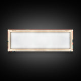 Lake Upsilon, North Dakota Panoramic Wall Art Framed Canvas Print, Midcentury Modern, Pop Art, Home Decor, Travel Poster, Living Room Art