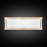 Lake Vermilion, Minneapolis Panoramic Wall Art Framed Canvas Print, Midcentury Modern, Pop Art, Home Decor, Travel Poster, Bedroom Art