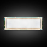 Lake Wentworth, New Hampshire Panoramic Wall Art Framed Canvas Print, Midcentury Modern, Pop Art, Home Decor, Travel Poster, Living Room Art