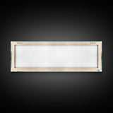 Lake of the Isles Minneapolis Framed Canvas Print, Panoramic Wall Art, Midcentury Modern, Pop Art, Living Room Decor, Travel Poster, Lake House Art