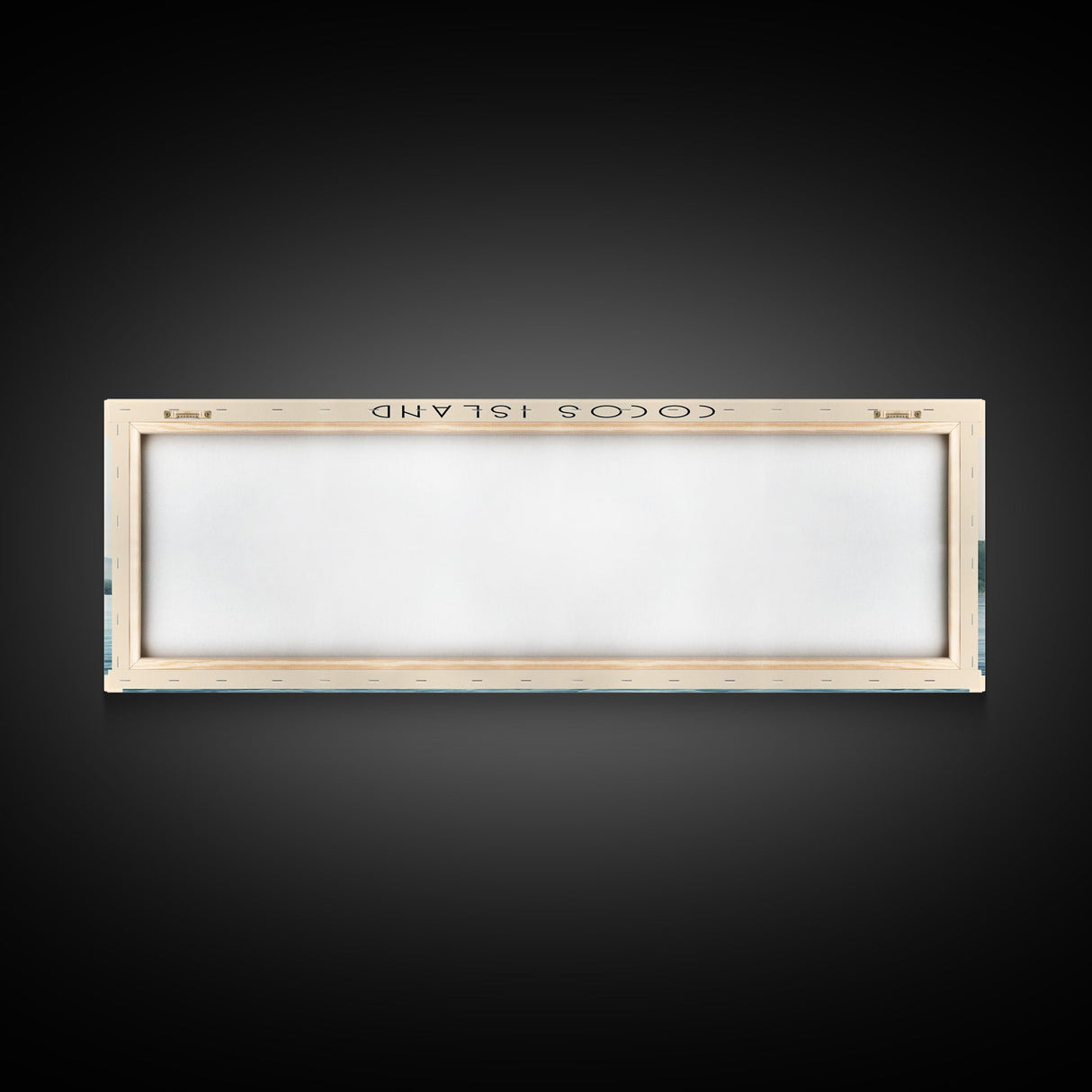 Cocos Island COUNTRY | Framed Travel Poster Canvas Print | Trendy Wall Art | Watercolor Painting | Living Room Art | Unique Art