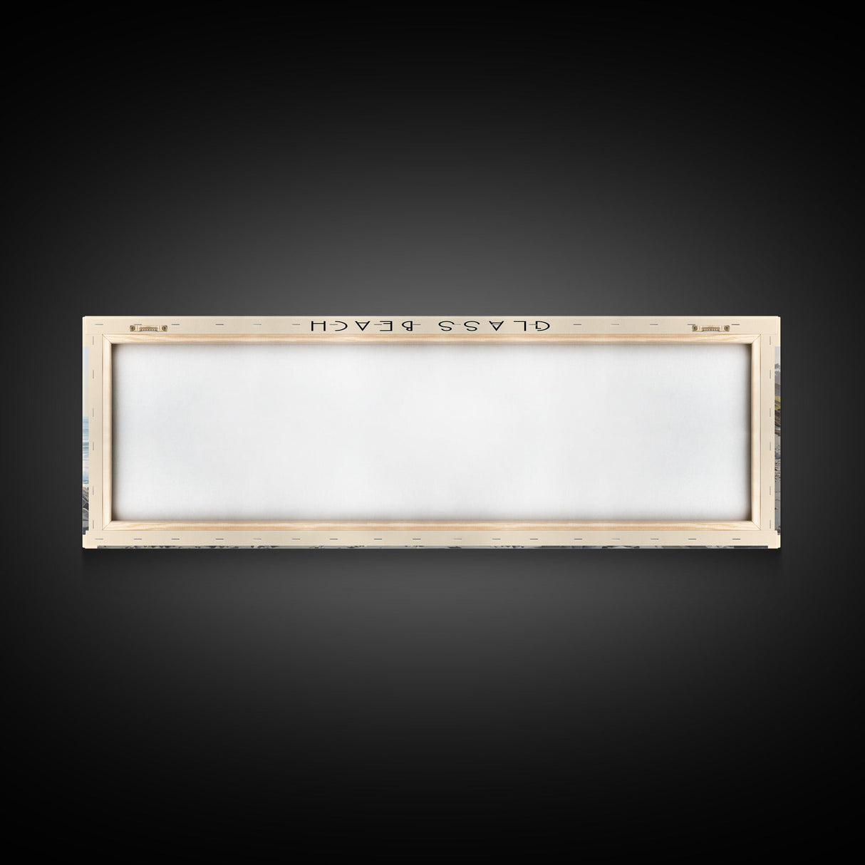 Glass Beach Travel Print Wall Art, Travel Poster Print, Retro Style COUNTRY Home Decor, Wall Hanging, Travel Gift Idea, Unique Metal Art