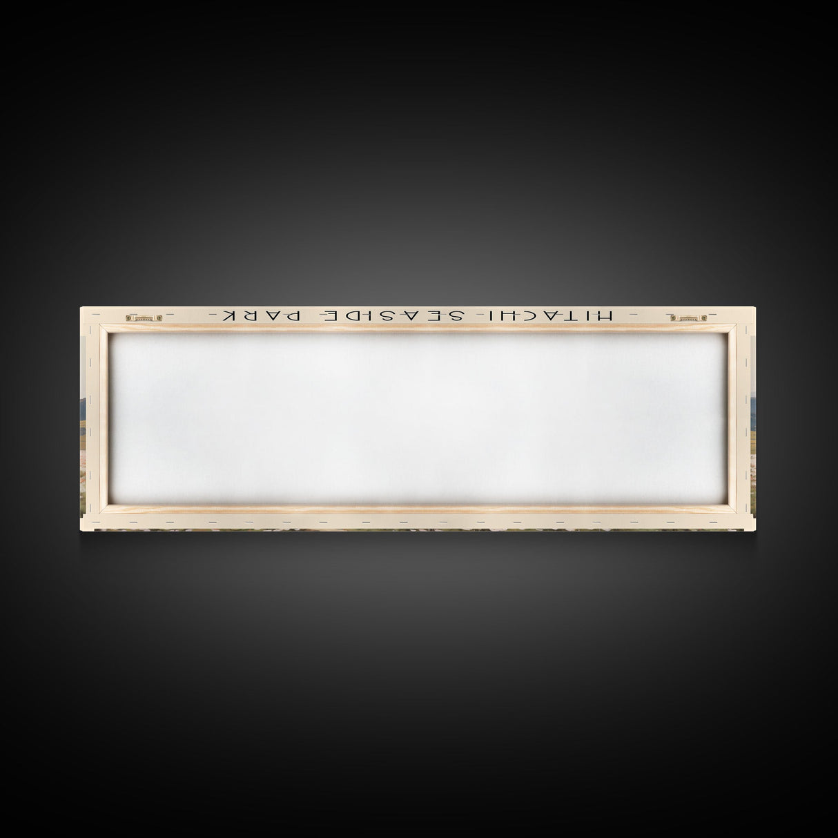 Hitachi Seaside Park COUNTRY | Framed Travel Poster Canvas Print | Trendy Wall Art | Watercolor Painting | Living Room Art | Unique Art