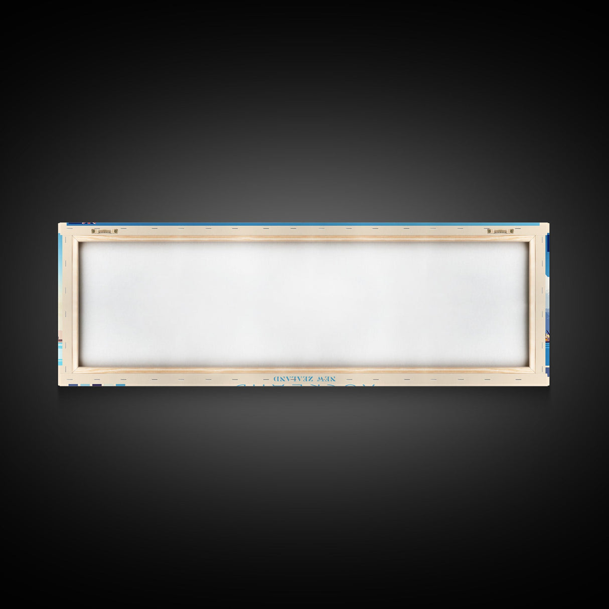 Auckland, New Zealand Panoramic Travel Poster Canvas Print, Auckland, New Zealand Painting, New Zealand Art, Auckland Travel Art, Guest Room Painting