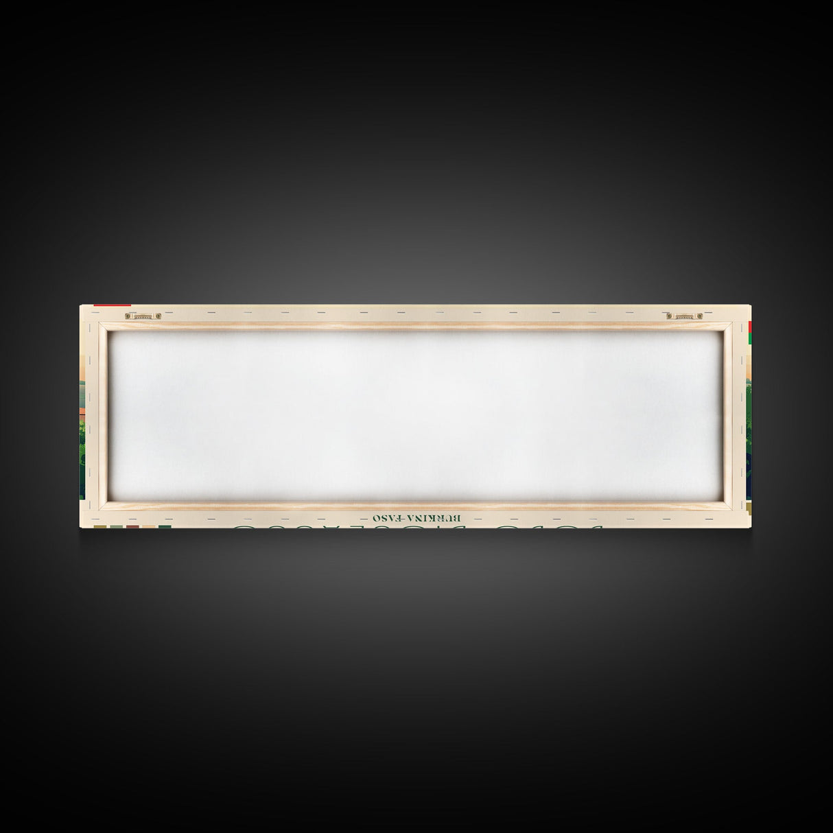 Bobo-Dioulasso, Burkina Faso Panoramic Travel Poster Canvas Print, Bobo-Dioulasso, Burkina Faso Painting, Burkina Faso Art, Bobo-Dioulasso Travel Art, Guest Room Painting