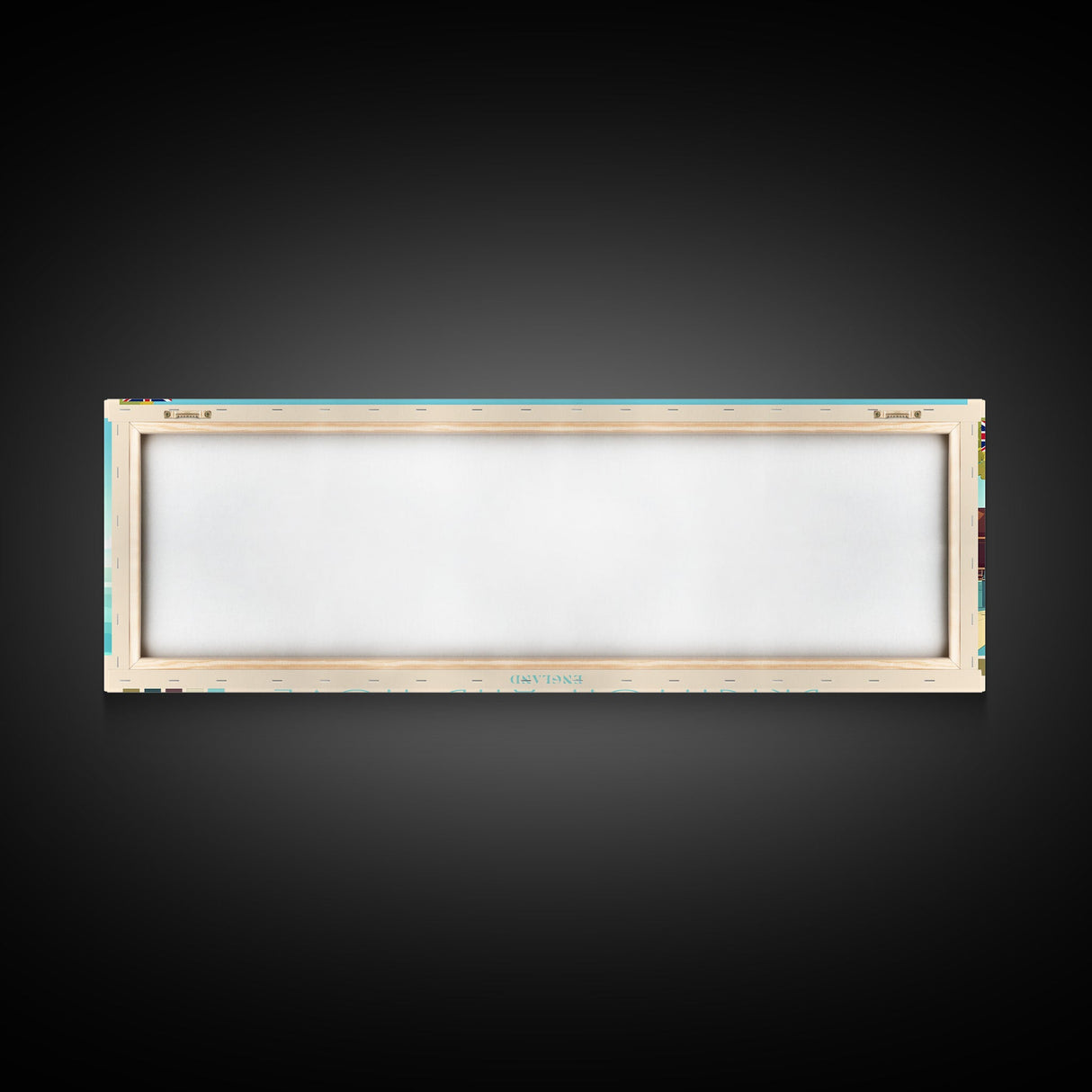 Brighton and Hove, England Travel Poster Panoramic Canvas Print, Brighton and Hove, England Painting, England Art, Brighton and Hove Travel Art, Guest Room Painting