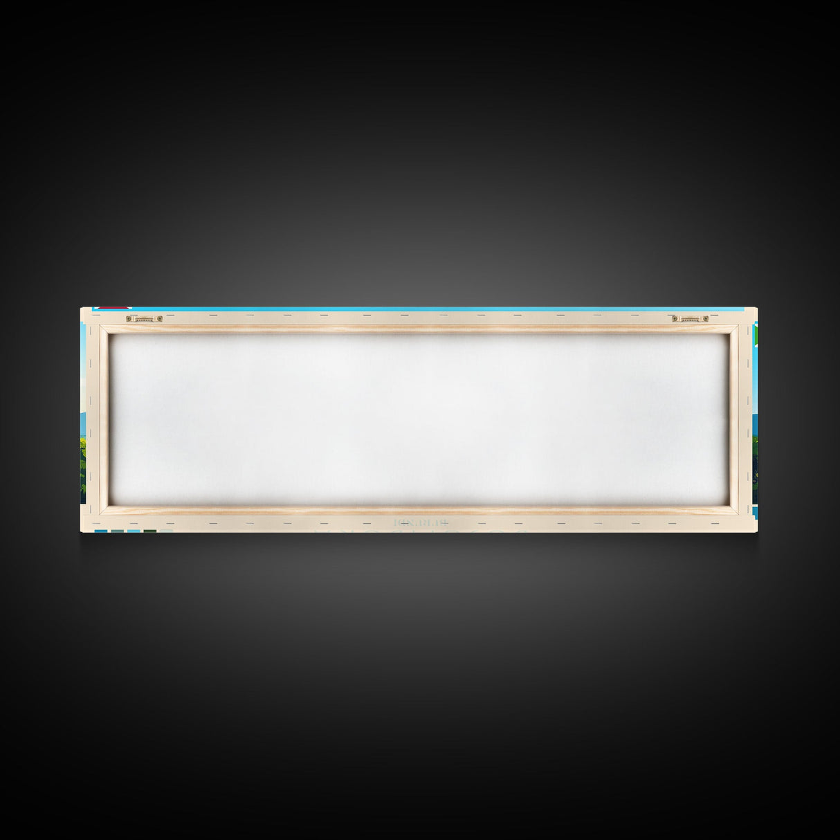 Bujumbura, Burundi Panoramic Travel Poster Canvas Print, Bujumbura, Burundi Painting, Burundi Art, Bujumbura Travel Art, Guest Room Painting