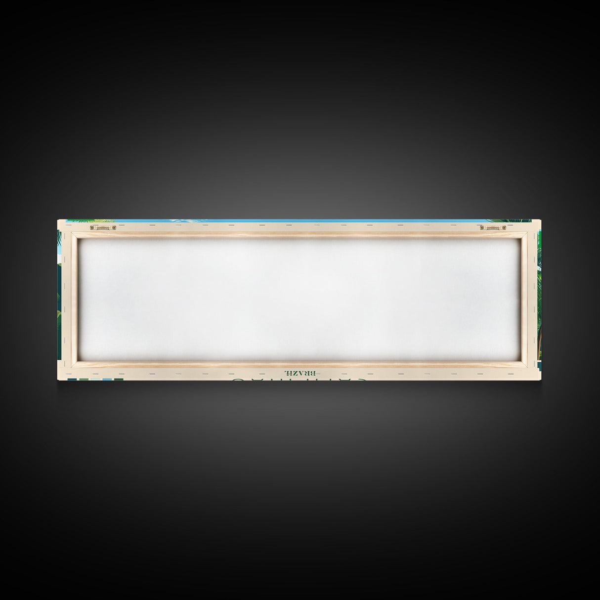 Campinas, Brazil Travel Poster Panoramic Canvas Print, Campinas, Brazil Painting, Brazil Art, Campinas Travel Art, Guest Room Painting