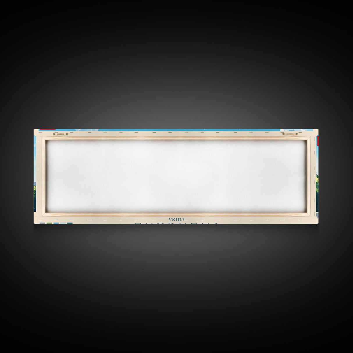 Changsha, China Panoramic Travel Poster Canvas Print, Changsha, China Painting, China Art, Changsha Travel Art, Living Room Painting