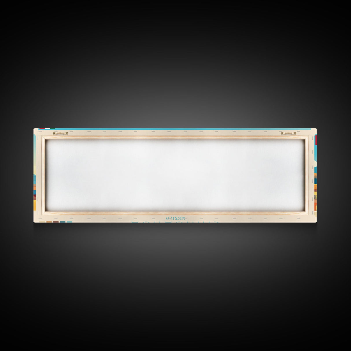 Chihuahua, Mexico Panoramic Travel Poster Canvas Print, Chihuahua, Mexico Painting, Mexico Art, Chihuahua Panoramic Travel Art, Travel Painting