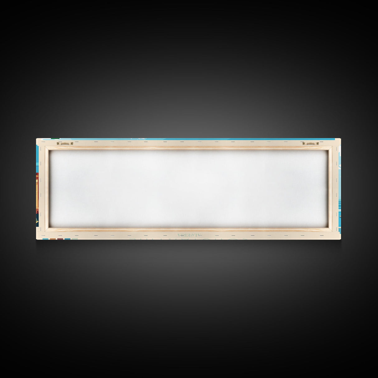 Constantine, Algeria Panoramic Travel Poster Canvas Print, Constantine, Algeria Painting, Algeria Art, Constantine Panoramic Travel Art, Travel Painting