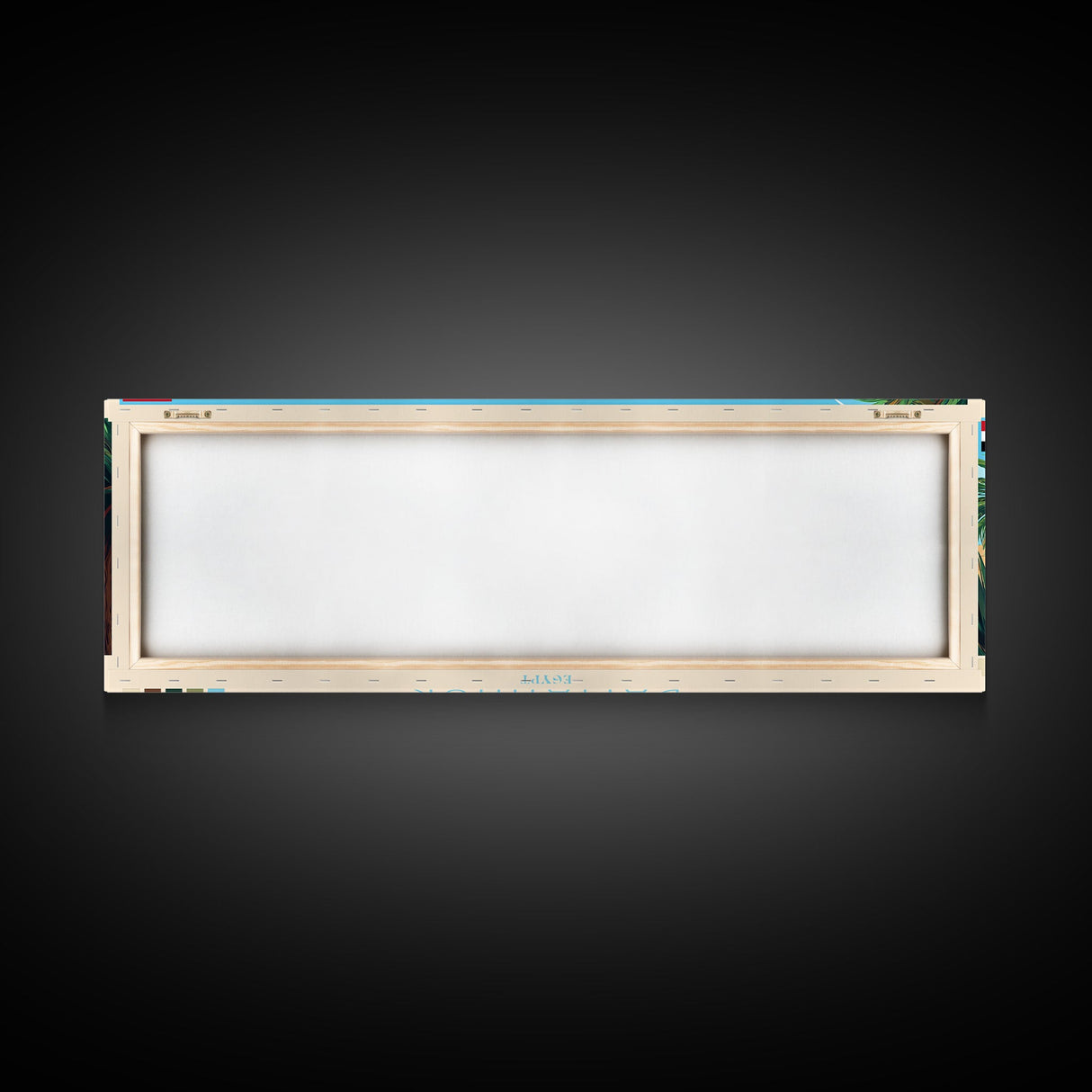 Damanhur, Egypt Panoramic Travel Poster Canvas Print, Damanhur, Egypt Painting, Egypt Art, Damanhur Travel Art, Guest Room Painting