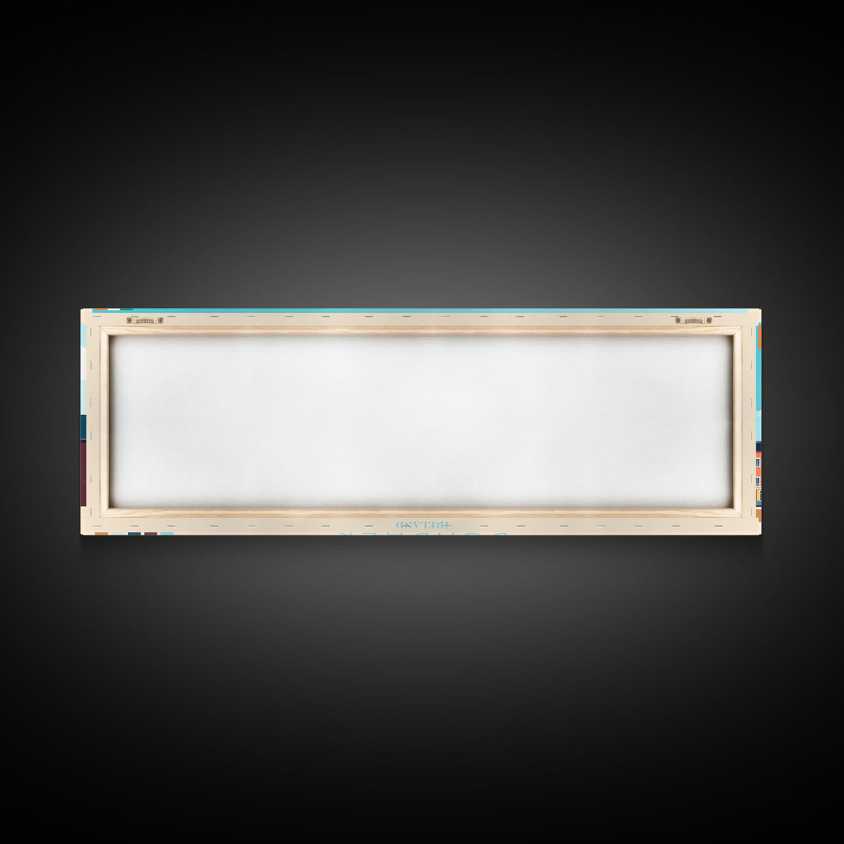 Dundalk, Ireland Travel Poster Panoramic Canvas Print, Dundalk, Ireland Painting, Ireland Art, Dundalk Travel Art, Guest Room Painting