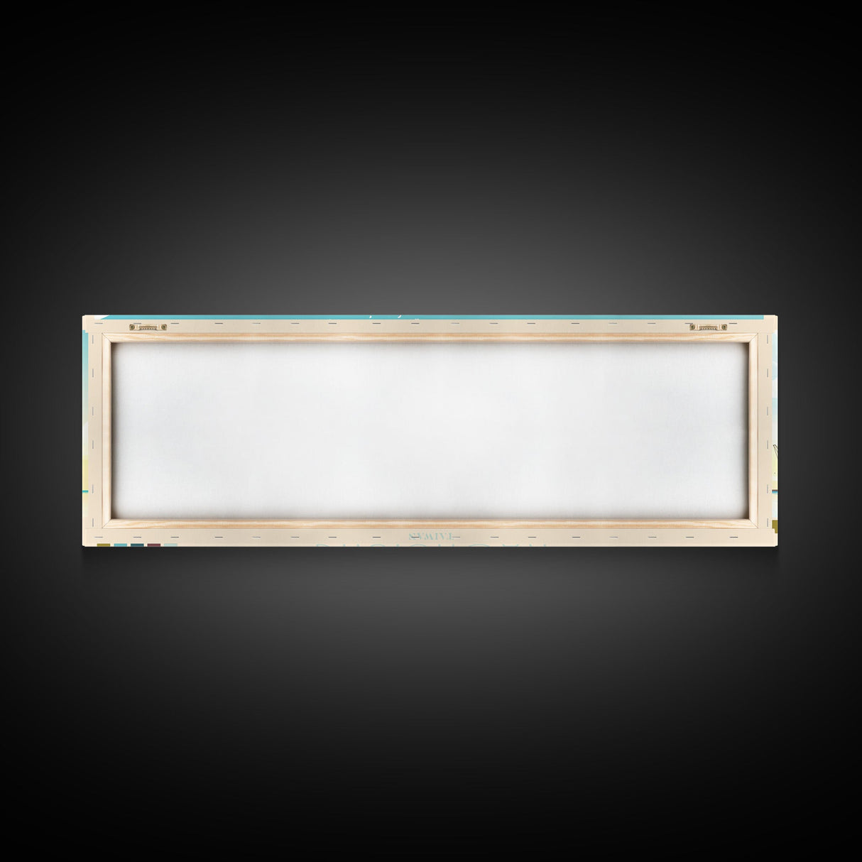 Kaohsiung, Taiwan Panoramic Travel Poster Canvas Print, Kaohsiung, Taiwan Painting, Taiwan Art, Kaohsiung Travel Art, Guest Room Painting