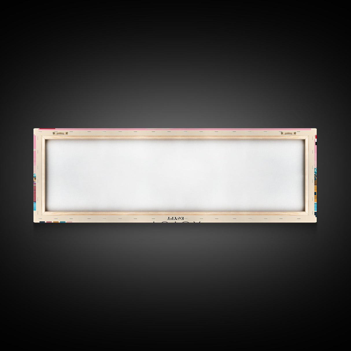 Asyut, Egypt Panoramic Canvas Print, Asyut, Egypt Painting, Egypt Art, Asyut Travel Poster, Travel Art, Guest Room Painting