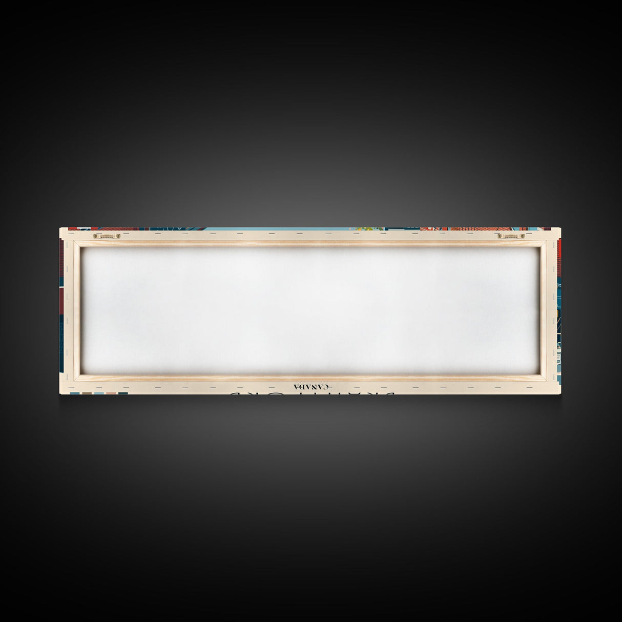 Brantford, Canada Panoramic Canvas Print, Brantford, Canada Painting, Canada Art, Brantford Travel Poster, Travel Art, Living Room Painting