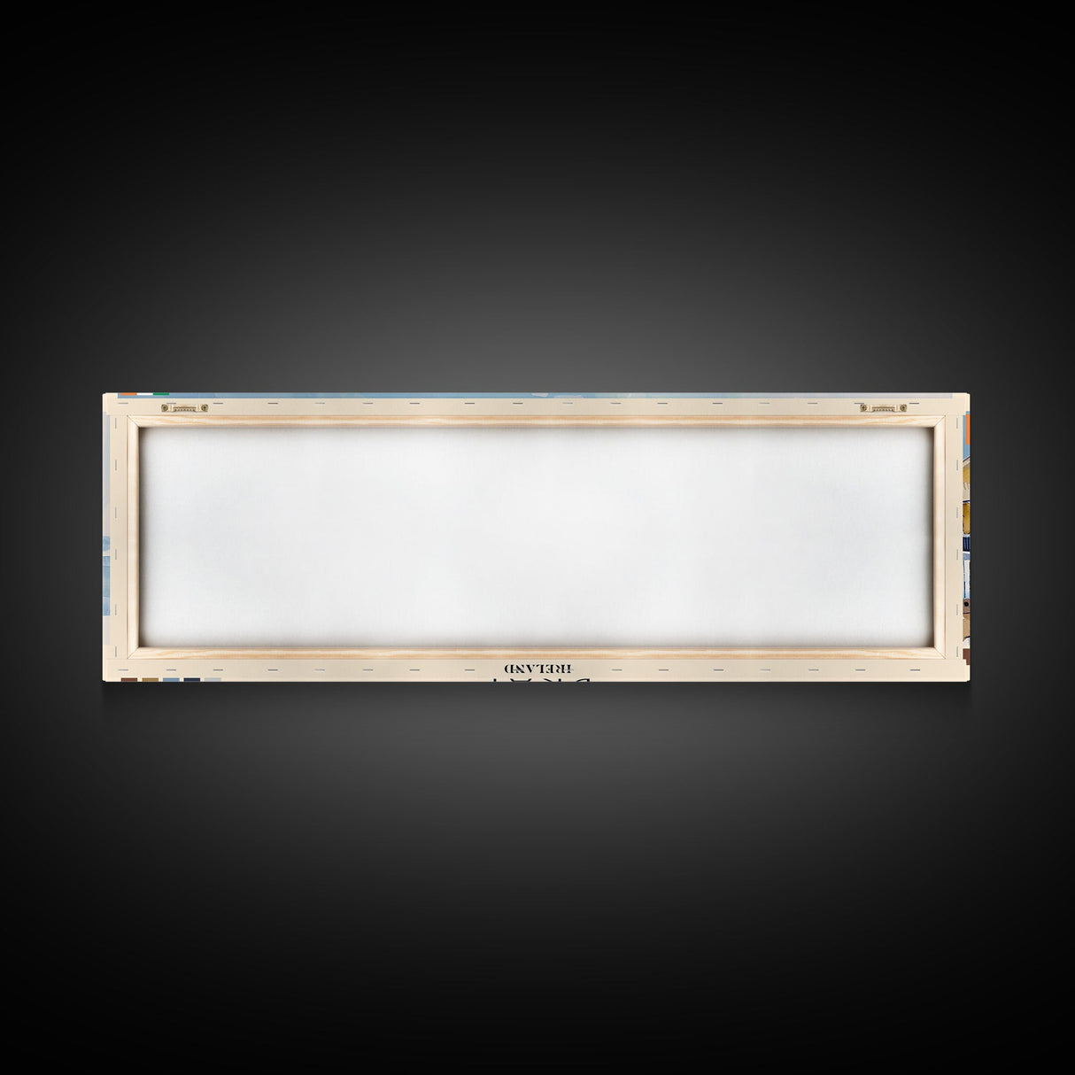 Bray, Ireland Panoramic Canvas Print, Bray, Ireland Painting, Ireland Art, Bray Travel Poster, Travel Art, Guest Room Painting