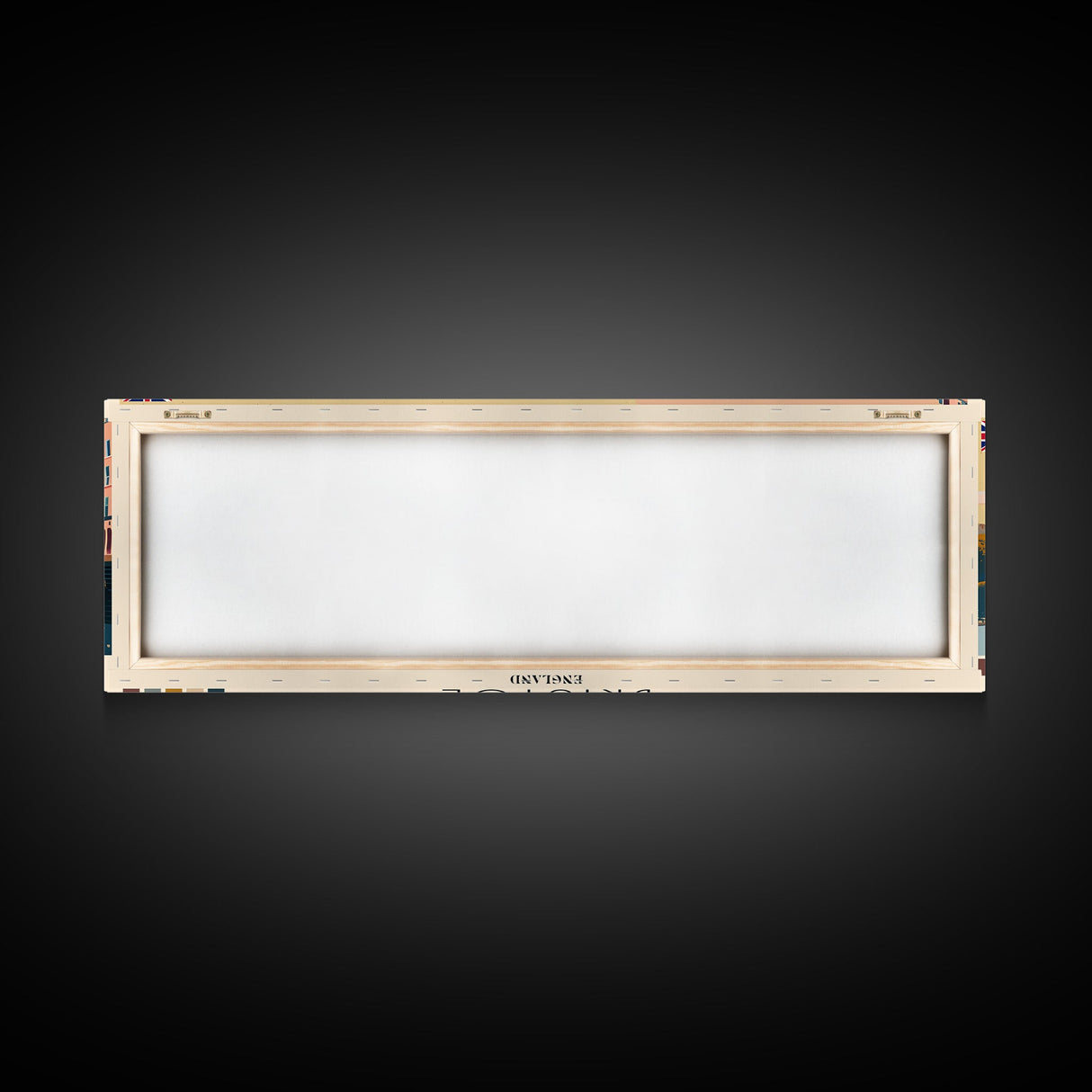 Bristol, England Panoramic Canvas Print, Bristol, England Painting, England Art, Bristol Travel Poster, Travel Art, Housewarming Gift