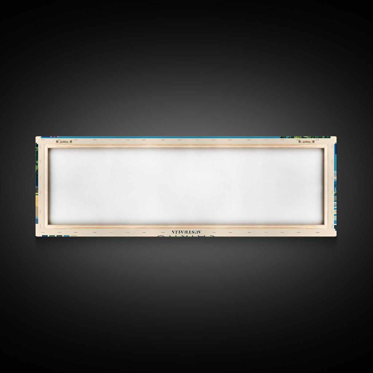 Cairns, Australia Panoramic Canvas Print, Cairns, Australia Painting, Australia Art, Cairns Travel Poster, Travel Art, Living Room Painting