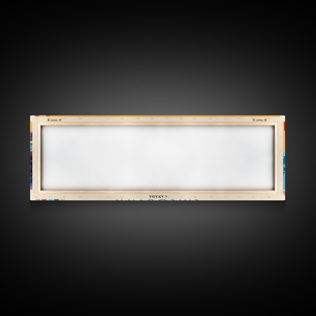 Chicoutimi, Canada Panoramic Canvas Print, Chicoutimi, Canada Painting, Canada Art, Chicoutimi Travel Poster, Travel Art, Guest Room Painting