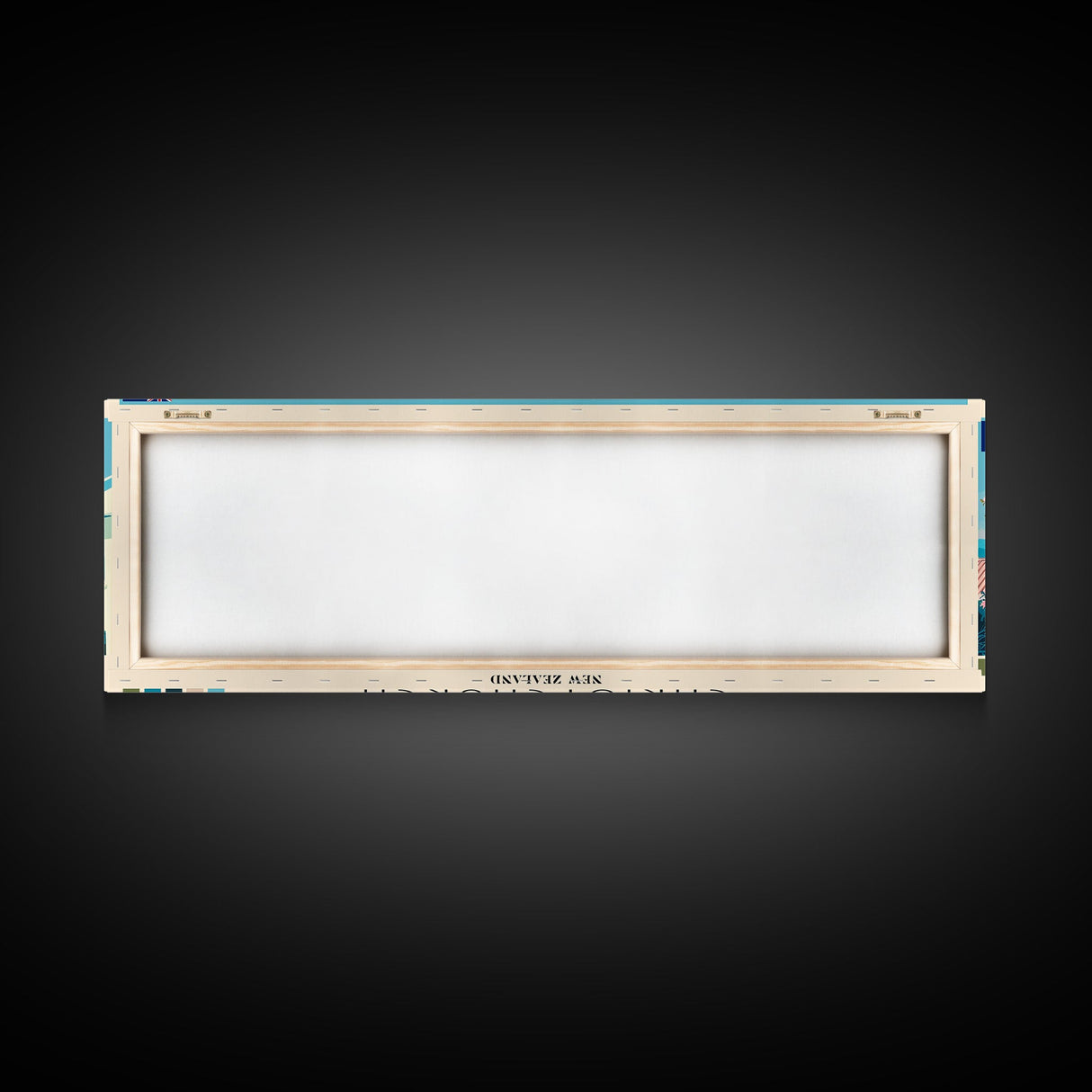 Christchurch, New Zealand Panoramic Canvas Print, Christchurch, New Zealand Painting, New Zealand Art, Christchurch Travel Poster, Travel Art, Housewarming Gift