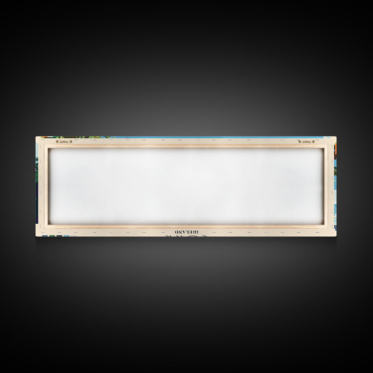 Cork, Ireland Panoramic Canvas Print, Cork, Ireland Painting, Ireland Art, Cork Travel Poster, Travel Art, Guest Room Painting