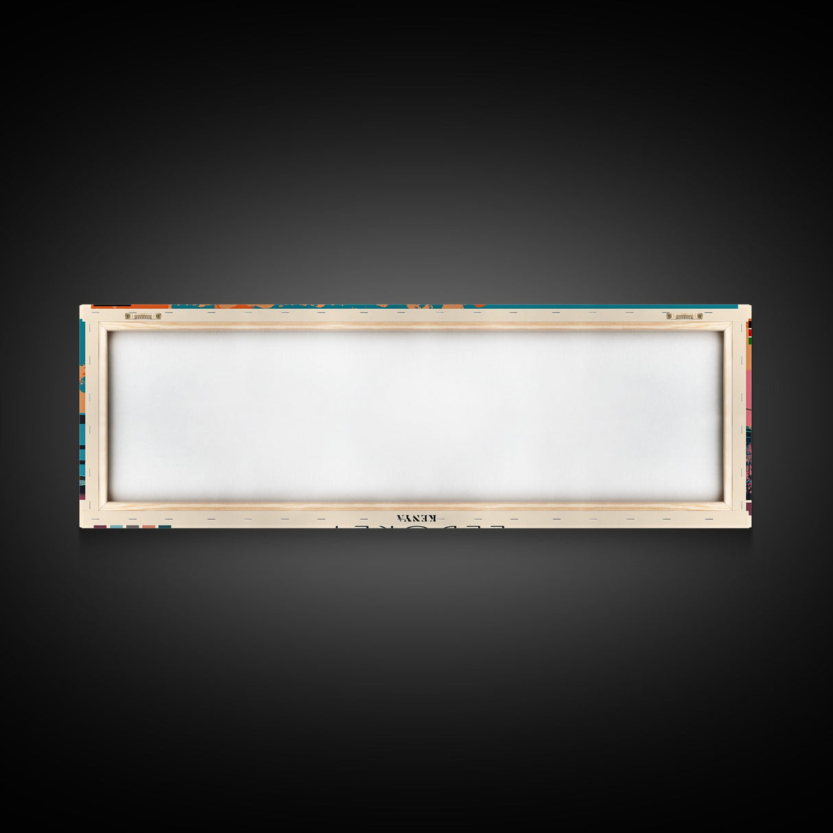 Eldoret, Kenya Panoramic Canvas Print, Eldoret, Kenya Painting, Kenya Art, Eldoret Travel Poster, Travel Art, Guest Room Painting