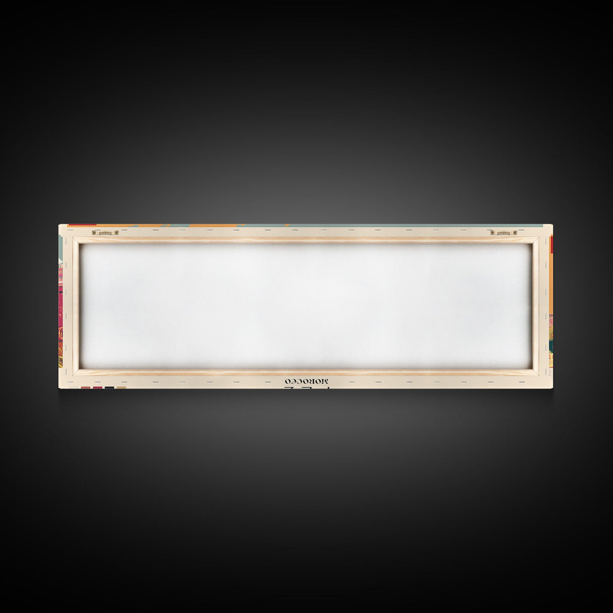 Fez, Morocco Panoramic Canvas Print, Fez, Morocco Painting, Morocco Art, Fez Travel Poster, Travel Art, Vacation Gift