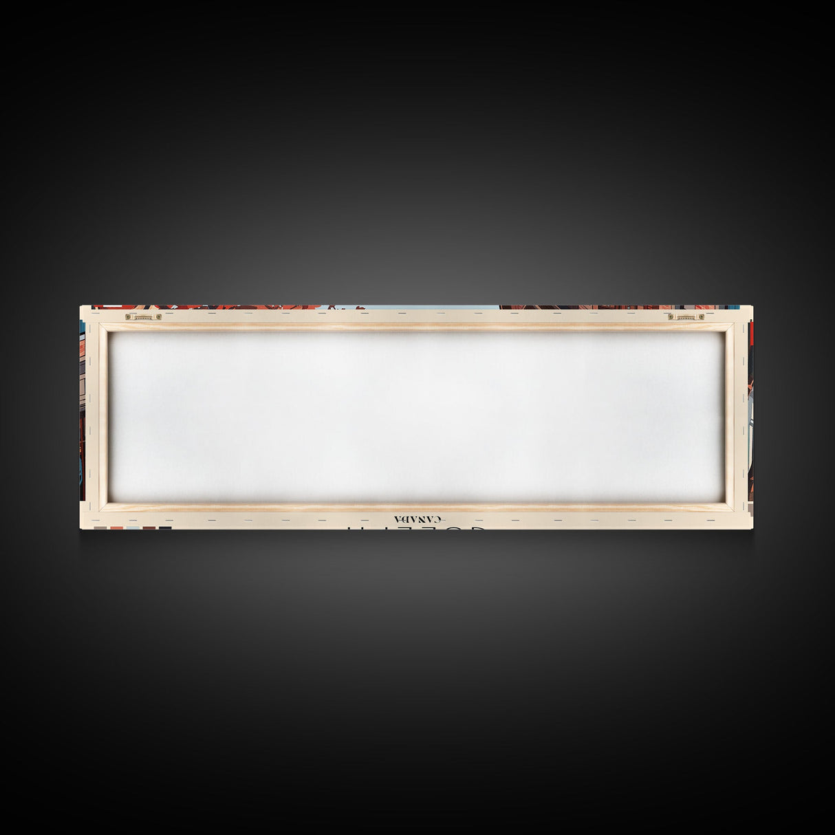 Guelph, Canada Panoramic Canvas Print, Guelph, Canada Painting, Canada Art, Guelph Travel Poster, Travel Art, Living Room Painting