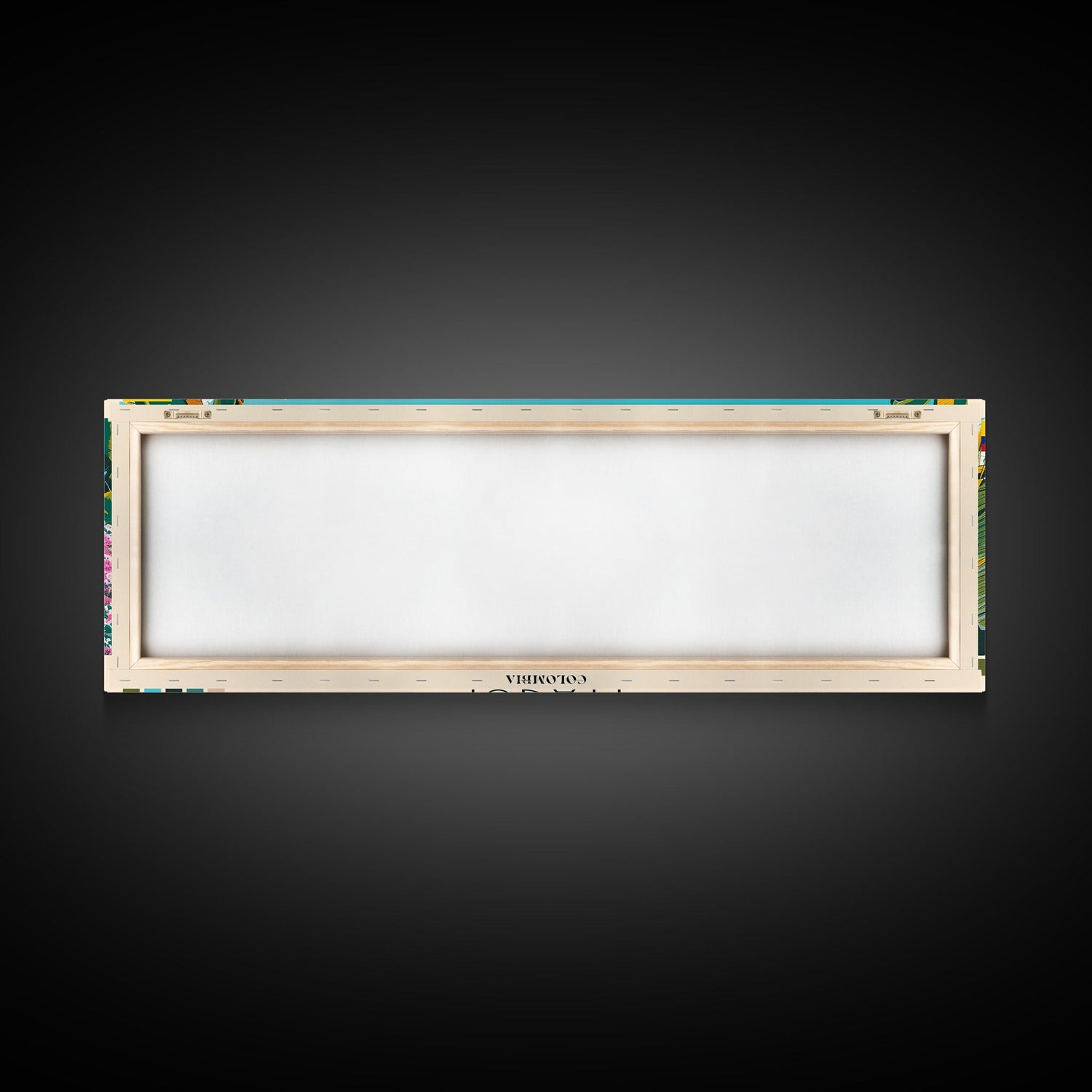 Itagui, Colombia Panoramic Canvas Print, Itagui, Colombia Painting, Colombia Art, Itagui Travel Poster, Travel Art, Guest Room Painting