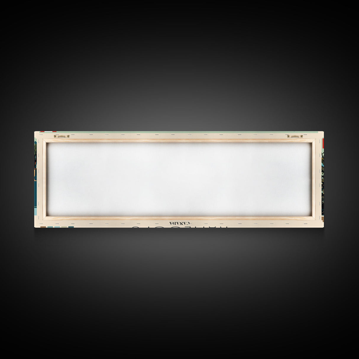 Kamloops, Canada Panoramic Canvas Print, Kamloops, Canada Painting, Canada Art, Kamloops Travel Poster, Travel Art, Vacation Gift