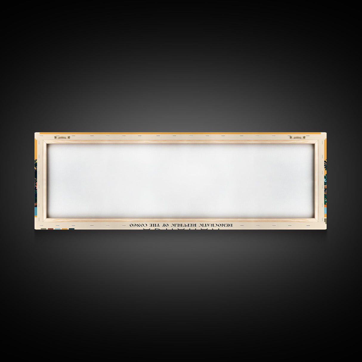 Kananga, Congo Panoramic Canvas Print, Kananga, Congo Painting, Congo Art, Kananga Travel Poster, Travel Art, Housewarming Gift