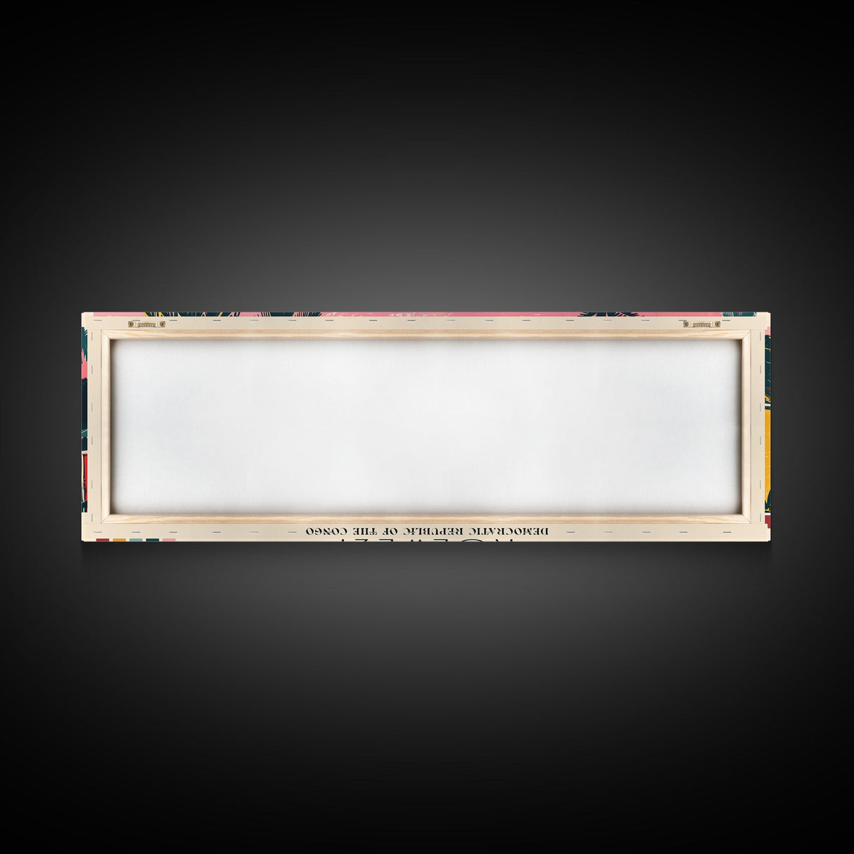 Kolwezi, Congo Panoramic Canvas Print, Kolwezi, Congo Painting, Congo Art, Kolwezi Travel Poster, Travel Art, Guest Room Painting