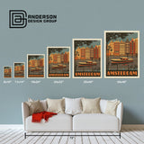 Netherlands: Amsterdam (World Travel) Art Print