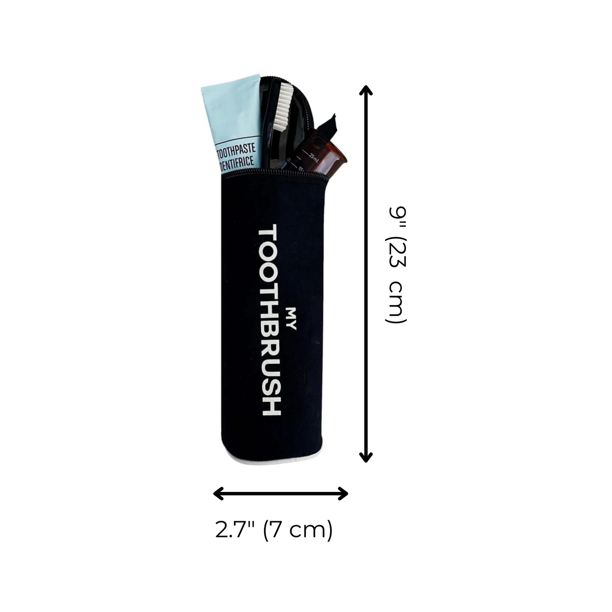 Toiletry Travel Gift Set Deal 4-Pack, Black